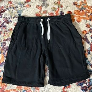 Black Drawstring Shorts